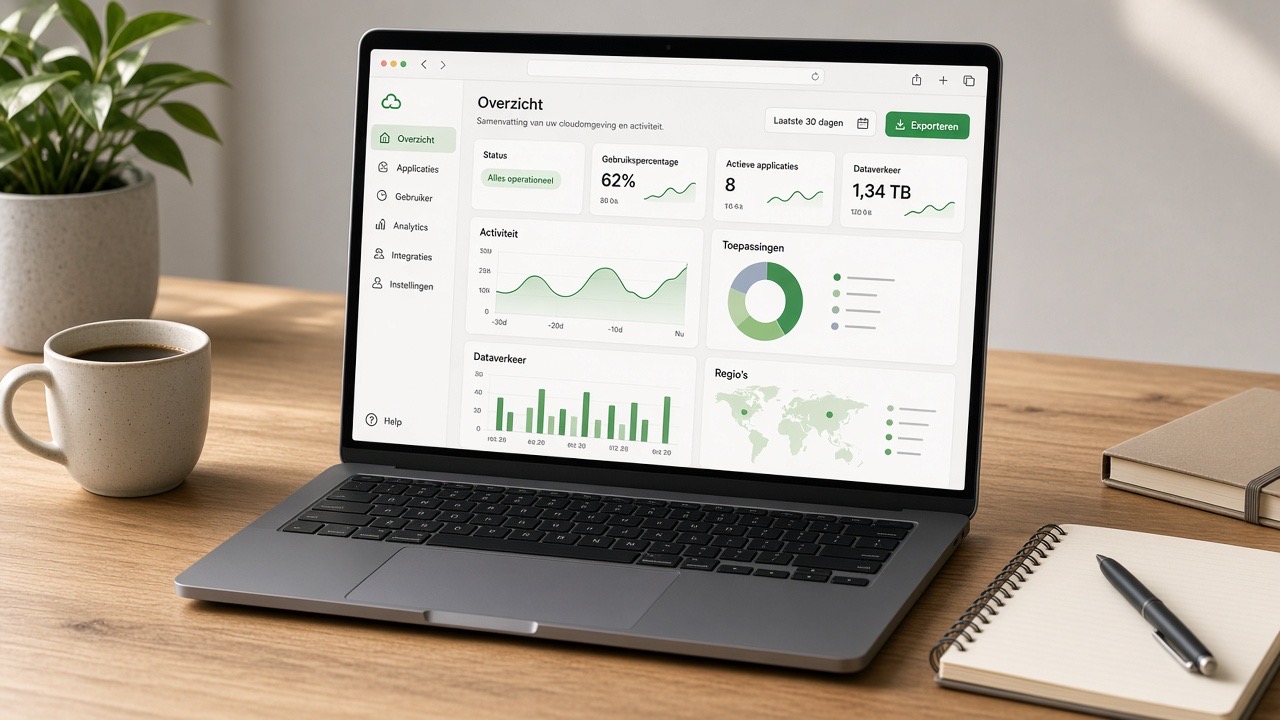 SaaS op laptop