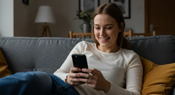 Klant appt op haar eigen telefoon